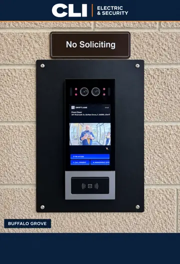 AI-enhanced Swiftlane video intercom installation in Buffalo Grove
